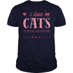 I Love Cats This Much Pet T-Shirts