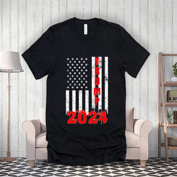 American Flag Design Trump 2024 T-Shirt