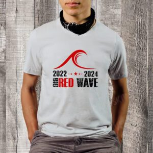 Big Red Wave Pro Republican 2024 T-Shirt