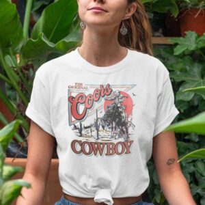 Coors Original Cowboy Shirt, Coors Western Shirt, Rodeo t-Shirt, Original Coors Shirt, Gifts for him, Beer Lover Shirt, Gifts for her, Cowgirl