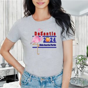 DeSantis 2024 Make America Florida Flamingo T-Shirt