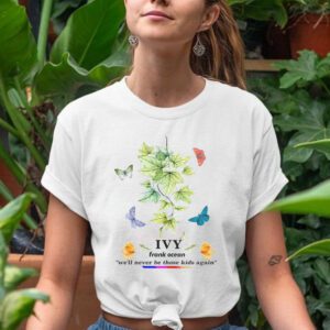 Frank Ocean BLOND IVY Watercolour Art Short Sleeve T Shirts Blond t shirt Gift Vintage look