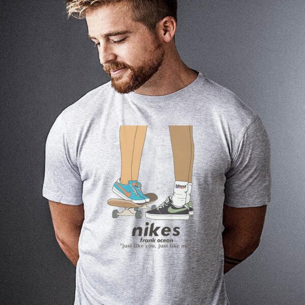 Frank Ocean BLOND NiKES just like you Short Sleeve T Shirts Blond t shirt Gift Music Vintage look