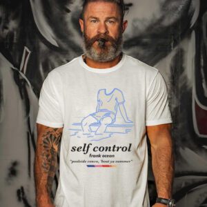 Frank Ocean BLOND SELF CONTROL Short Sleeve Shirts Blonde music gift cool gift ideas Trends orig design