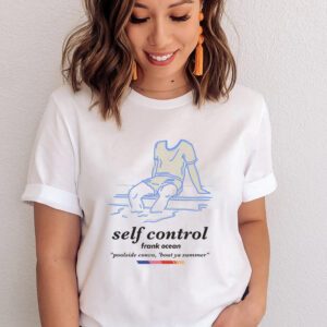 Frank Ocean BLOND SELF CONTROL Short Sleeve t-Shirt Blonde music gift cool gift ideas Trends orig design