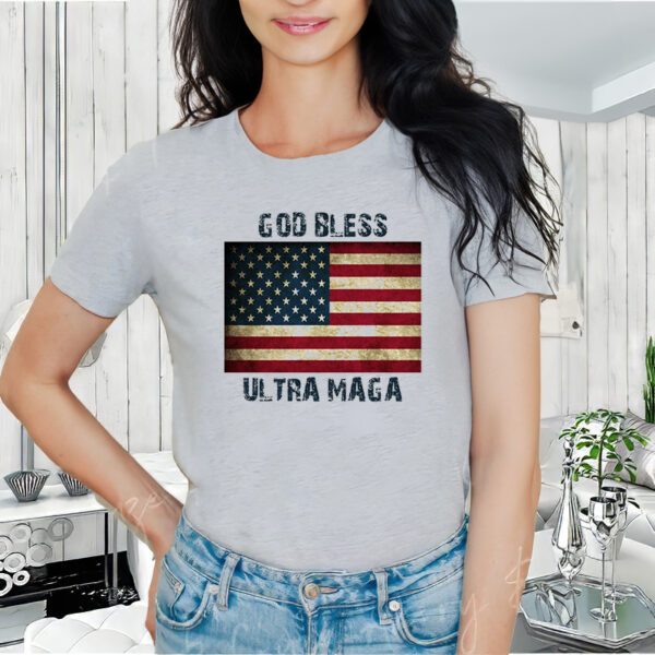 God-Bless-Ultra-Maga-United-States-Flag-Shirt