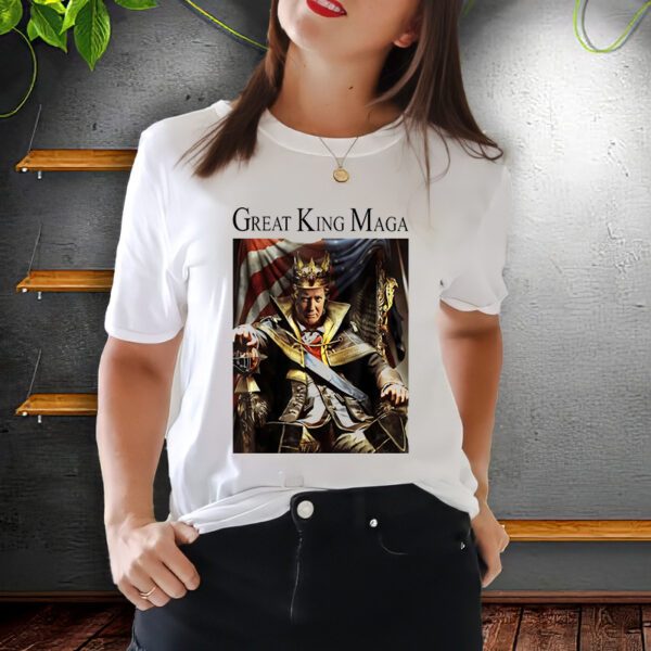 Great King Maga Donald Trump Throne ShirtS