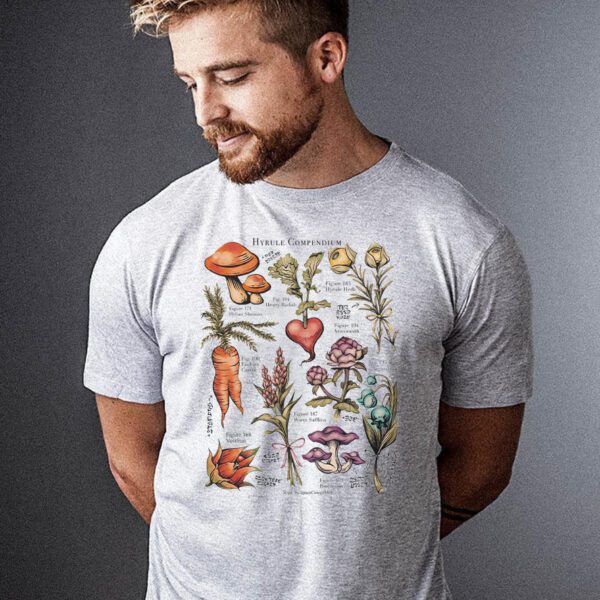 Hyrule Flora Shirt, Breath of the Wild Hylia tee, Plant Lover Sweatshirt, Zelda Korok Shirt, Tears of the kingdom, Zelda gifts, Zelda plants