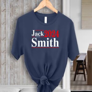 Jack Smith For President Jack Smith 2024 Karma Retro Us Flag T-Shirt