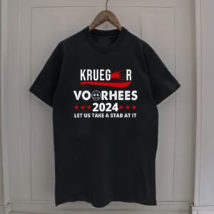 Krueger Voorhees 2024 Let Us Take A Stab At It T-Shirt