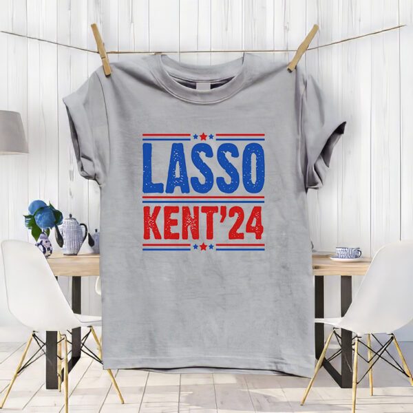 Lasso Kent 2024 Distressed Politcal T-ShirtS