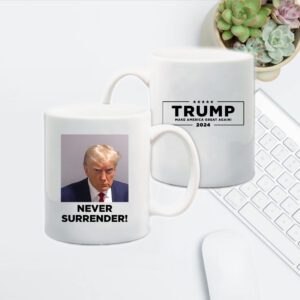 MAGA 47 Trump Never Never Surrender Mug 5