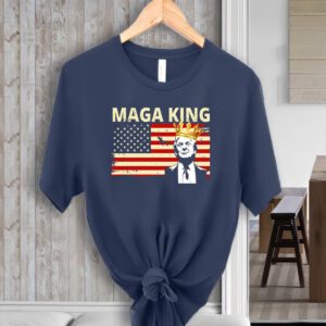 MAGA King Donald Trump Usa Flag T-ShirtS