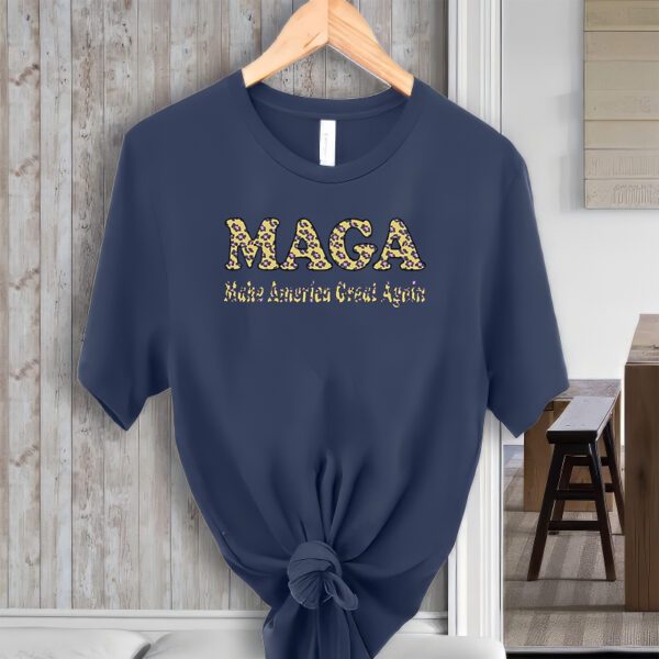 MAGA Loving Pink Leopard Make America Great Again Shirts