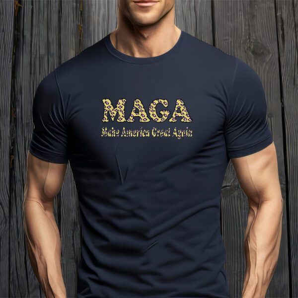 MAGA Loving Pink Leopard Make America Great Again T-Shirts