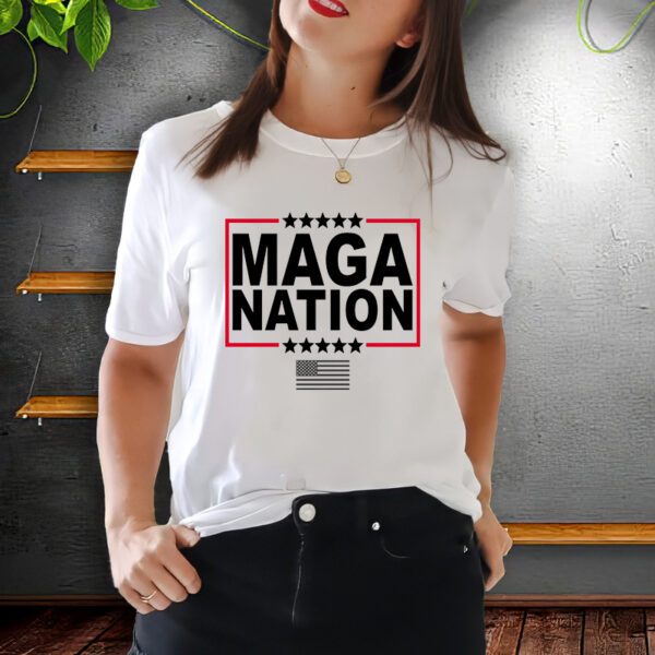 Maga Nation Usa Flag ShirtS