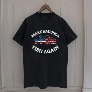 Make America Fish Again Fisherman USA T-Shirt