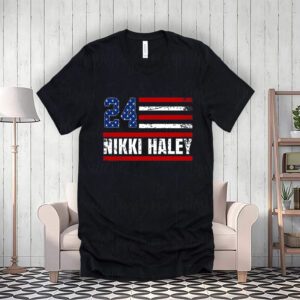 Nikki Haley 2024 American Flag Election T-Shirt