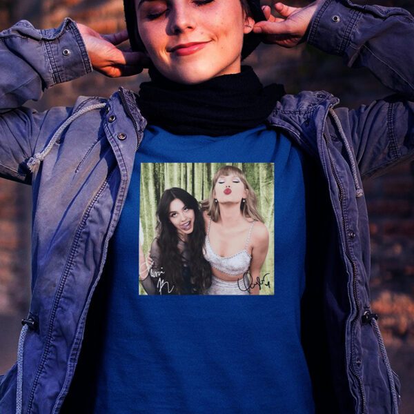 Olivia Rodrigo and Taylor Swift Singnature T Shirts Funny Tee