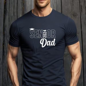 Proud Senior Dad 2024 Senior 2024 Dad Class Of 2024 Father T-Shirt