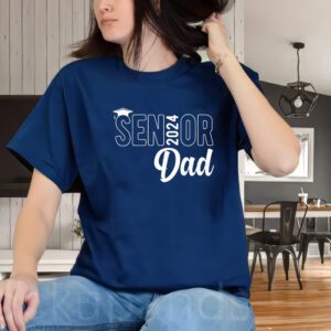 Proud Senior Dad 2024 Senior 2024 Dad Class Of 2024 Father T-ShirtS