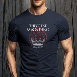 The Great MAGA King Crown USA Parody Trump 2024 Anti Biden T-Shirt