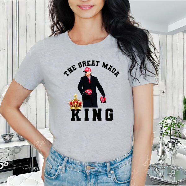 The Great MAGA King Trump 2024 USA T-Shirt