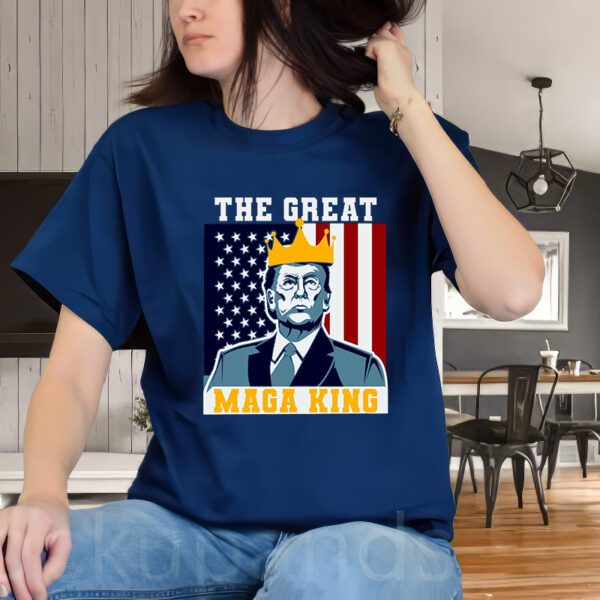 The Great MAGA King Ultra MAGA Trump Anti Biden USA T-Shirt