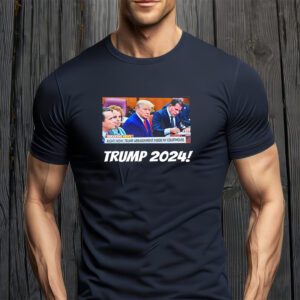 Trump 2024 Arraignment Inside Courthouse T-Shirt