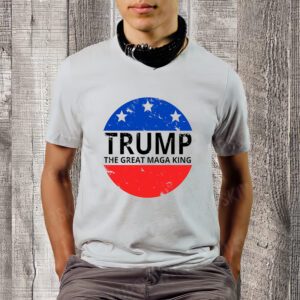 Trump The Great Maga King Logo Shirt