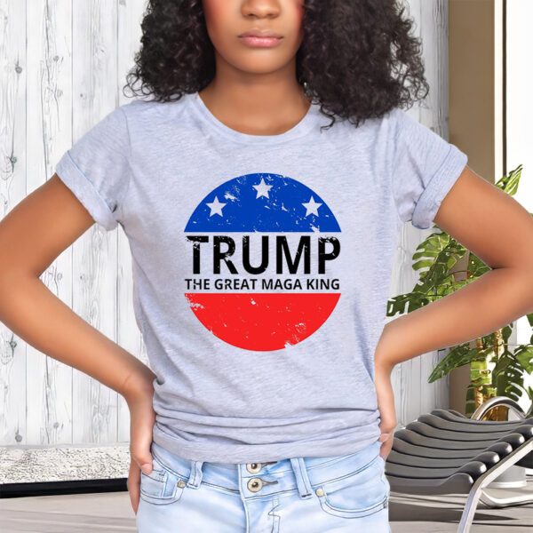 Trump The Great Maga King Logo T-ShirtS