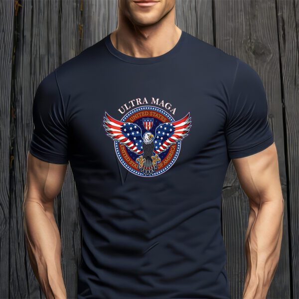 Ultra MAGA USA Eagle Crest Trump 2024 United States America T-ShirtS