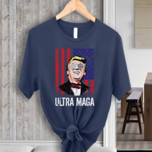 Ultra MAGA USA Flag Parody Trump 2024 Anti Biden T-ShirtS