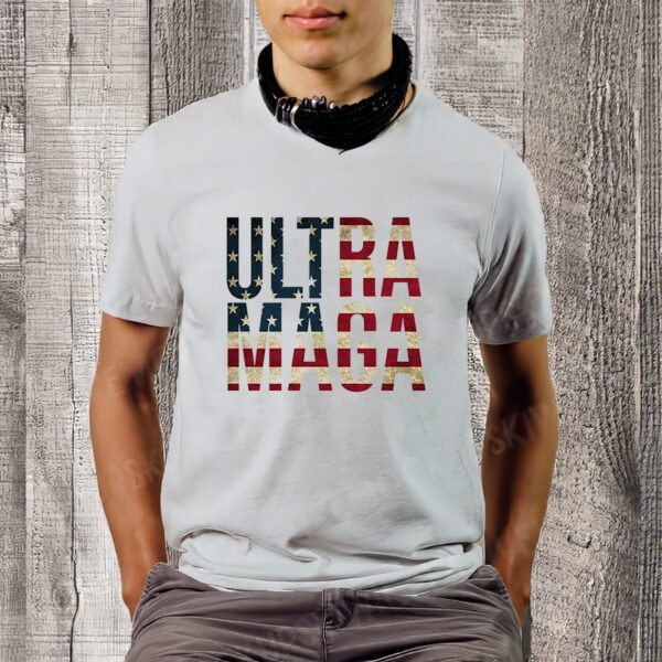 Ultra Maga USA Flag Shirt