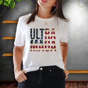 Ultra Maga USA Flag T-ShirtS