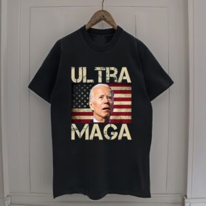 Ultra Maga Usa Flag Joe Biden Funny T-Shirt