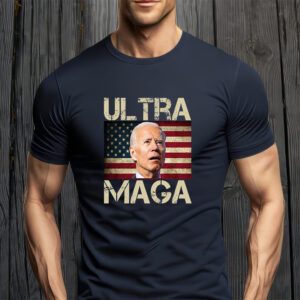 Ultra Maga Usa Flag Joe Biden Funny T-Shirt