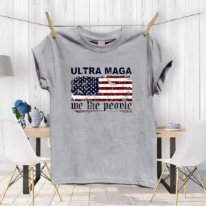 Ultra Maga We The People USA Flag Vintage T-ShirtS