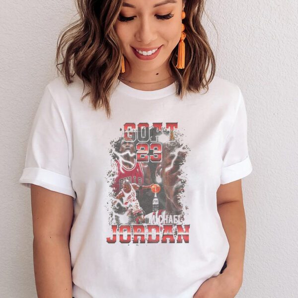 Vintage 90s Basketball Graphic T-Shirts Michael Jordan Goat Tee, Retro Basketball Shirt, Unisex Vintage Style Sports Tee