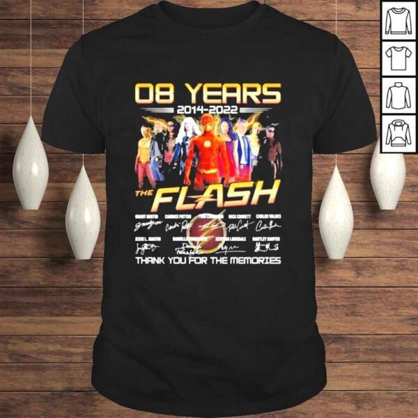 08 years 2014 2022 the flash thank you for the memories shirt