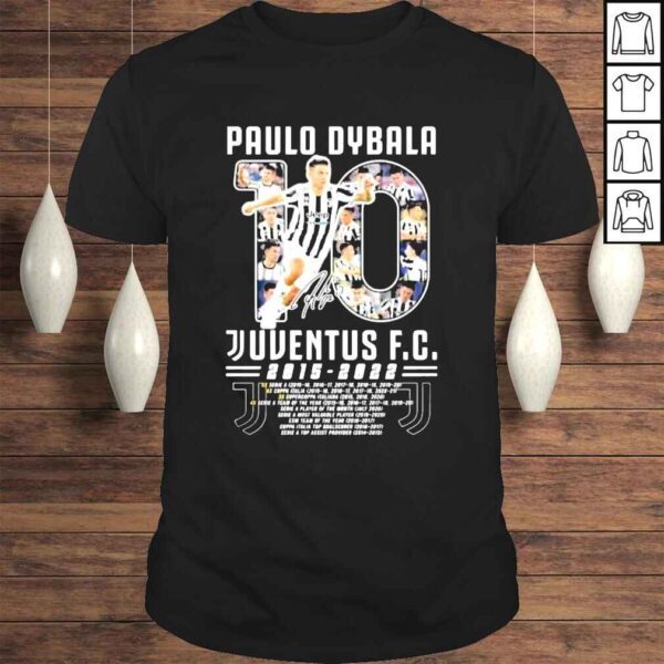 10 Paulo dybala juventus fc 2022 thank you for the memories shirt