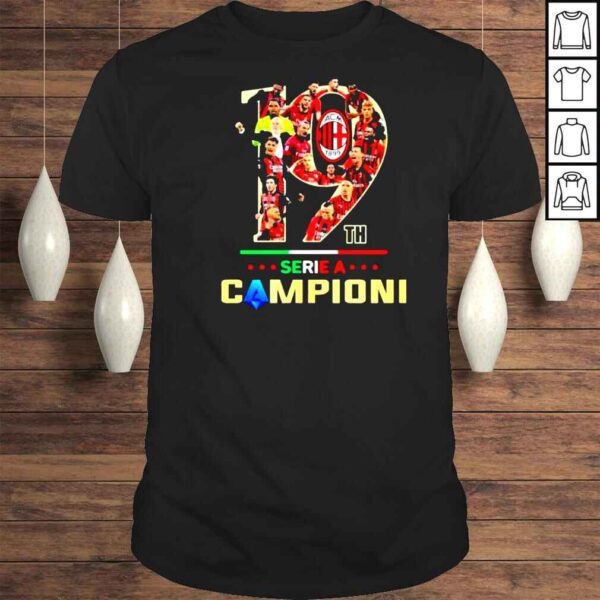 19th Serie A Campioni AC Milan Team Soccer Shirt