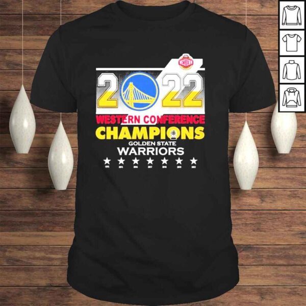 2022 Golden State Warriors NBA Western Conference Champions Shirt