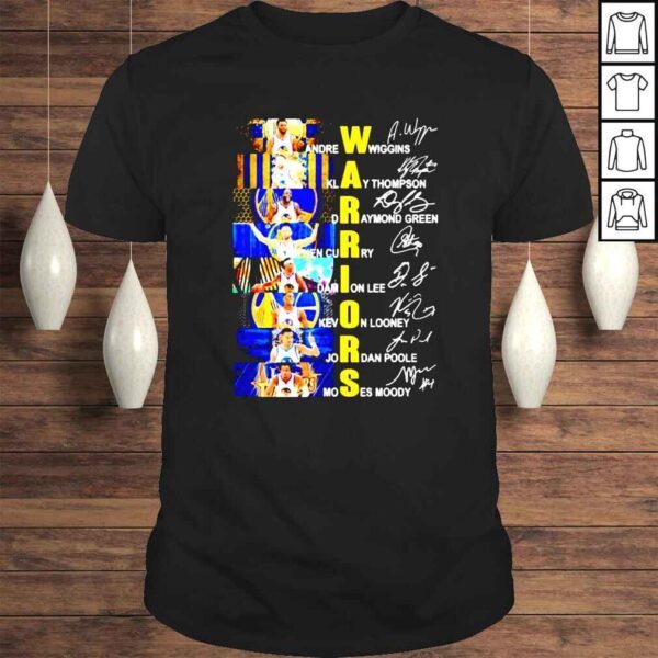 2022 Golden State Warriors Players signatures shirt