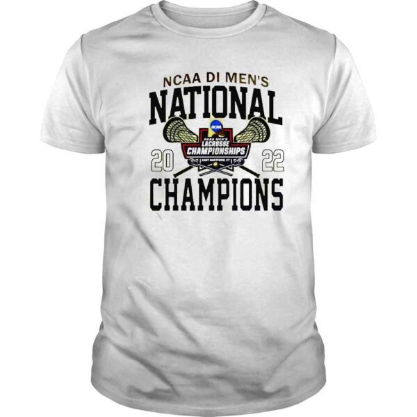 2022 Mens Lacrosse Championships NCAA Division I Mens National Champions shirt