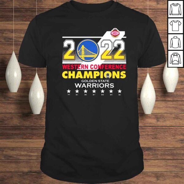 2022 Western Conference Champions Golden State Warriors 19752022 shirt