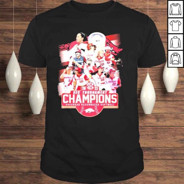 2022 sec tournament champions arKansas razorbacks softball shirt