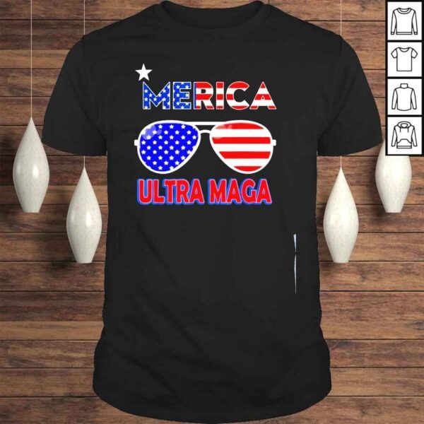 4th of july ultra maga American flag shirt