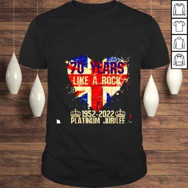 70 years like a rock 19522022 Platinum Jubilee shirt