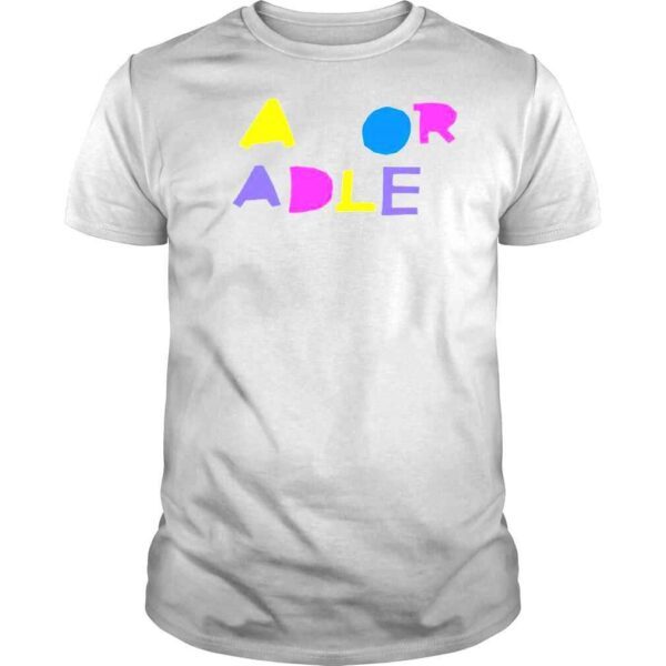 A for Adley BFF Rainbow shirt